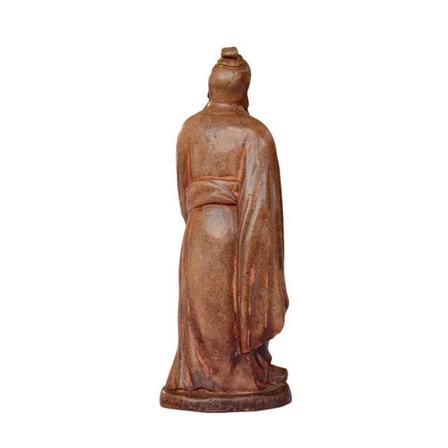 Chinese Sage Wooden Figure For Sale In San Diego - Image 6 of 7