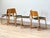 Mid-Century Modern Theo Chairs in Light Oak from Chorus, 2010s, Set of 4 For Sale - Image 3 of 15