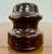 Antique Brown Ceramic Glazed Insulator For Sale In Kansas City - Image 6 of 6