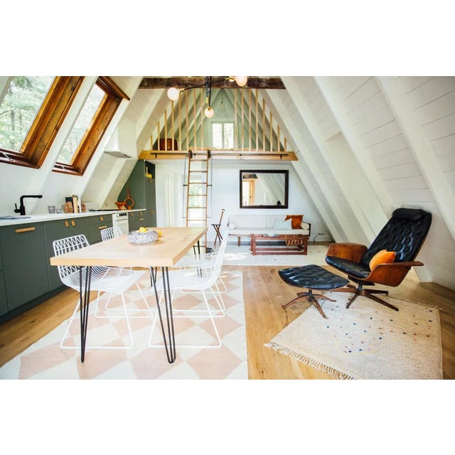 Beige Handmade Moroccan Wool Rug With Multicolor Confetti Polka Dots 6x9 Ft For Sale - Image 9 of 12