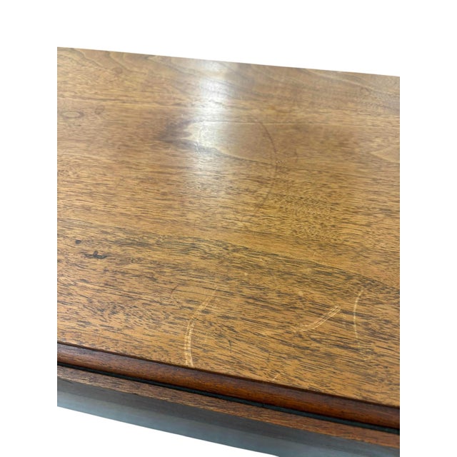 William and Mary Style Drop Leaf Gate Leg Table With Drawer For Sale - Image 10 of 12