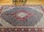 Antique Persian Tabriz Area Rug. Hand-Knotted Wool, Herati Geometric Pattern, Navy & Red, 6x10 For Sale In Chicago - Image 6 of 16