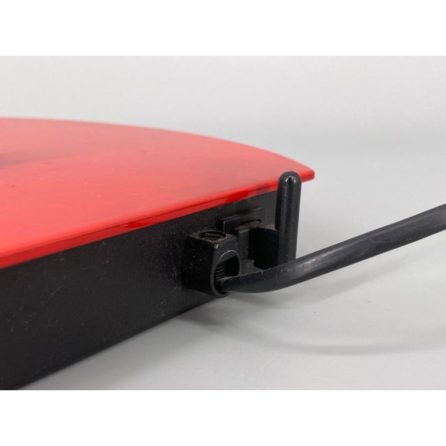 Red Cloe Tavolo Table Lamp by Tammaso Cimini for Lumina, Italy, 1975 For Sale - Image 8 of 15
