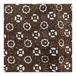 Raoul Textiles Obi Brown Linen Fabric - 1 1/2 Yards For Sale