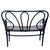 Mid 19th Century 1865 Vienna Secession Scrolling Bentwood & Caine Settee Bench byThonet For Sale - Image 5 of 9