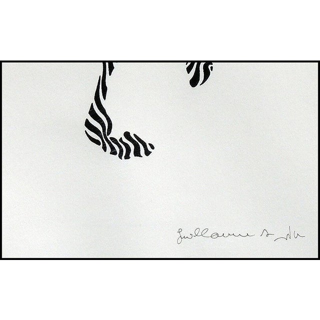Op Art 1990s Etude Robuste Zebree, Guillaume Azoulay For Sale - Image 3 of 5