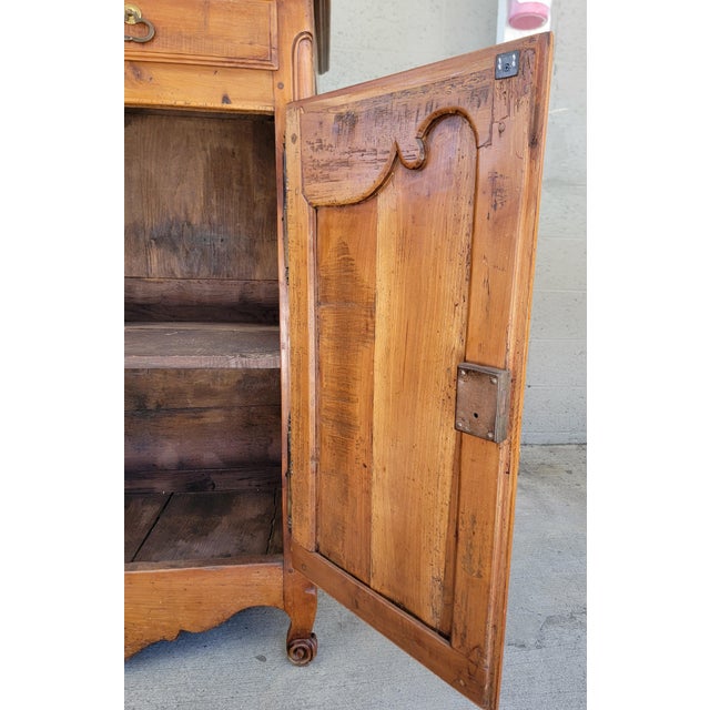 Antique French Country Buffet Louis XV Early 19th Century For Sale - Image 13 of 18