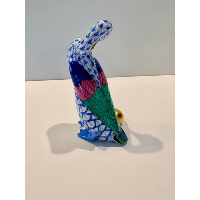 Traditional Late 20th Century Herend Goose With Golden Egg For Sale - Image 3 of 9