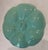 Gemstone 1950s Gien Majolica Aqua/Turquoise Oyster Plate For Sale - Image 7 of 8
