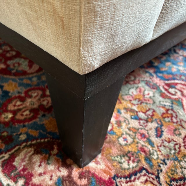 Custom Design Stripe Velvet Sofa For Sale - Image 12 of 12