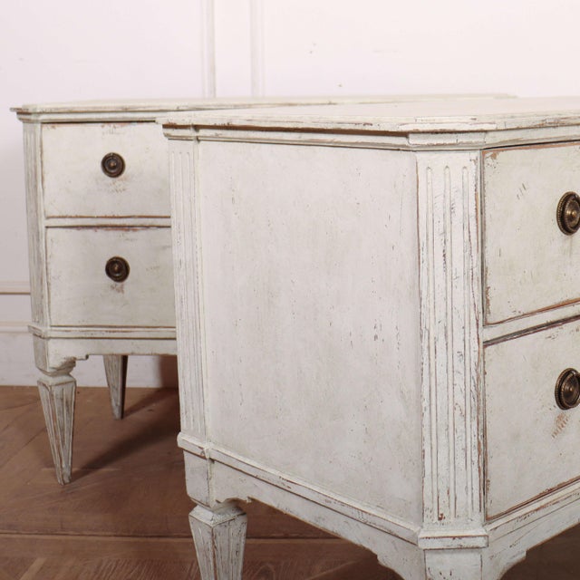 Swedish Breakfront Commodes, Set of 2 For Sale - Image 10 of 11