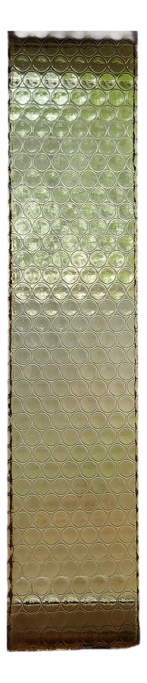 1960s Circle Bottle Glass Pane Door Sidelight 6-Feet High