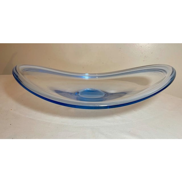 Up for sale is a very large vintage Per Lutken for Holmegaard Denmark mid century modern centerpiece bowl. This lovely...