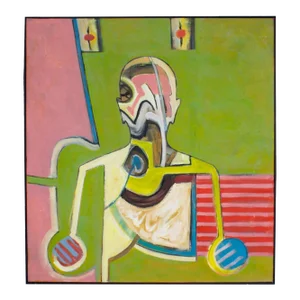 Abstract Oil on Canvas Painting by James L. Bruch