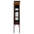 Wood Early 20th Century Antique English Inlaid Mahogany Display Cabinet For Sale - Image 7 of 12