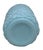 Consolidated Lamp & Glass Co. Attributed to Consolidated Glass Eapg Light Blue Opaline Cone/Pineapple Sugar Shaker C1890 Usa For Sale - Image 4 of 12