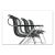 Black Penelope Office Chairs by Charles Pollock, Set of 3 For Sale - Image 8 of 10