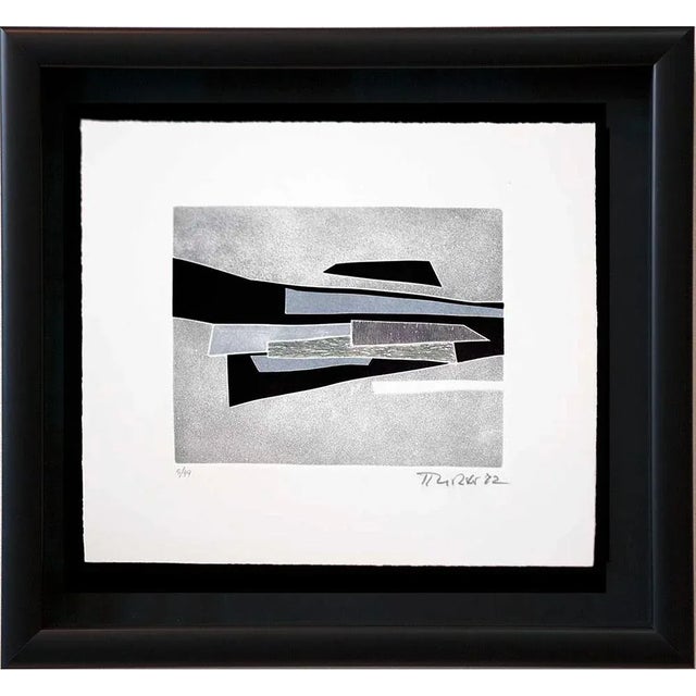 Modern Hans Richter Original Etching Hand Signed "As Mondrian..." For Sale - Image 11 of 11