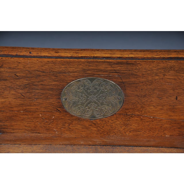 19th Century German Oak Letter Casket For Sale - Image 16 of 18