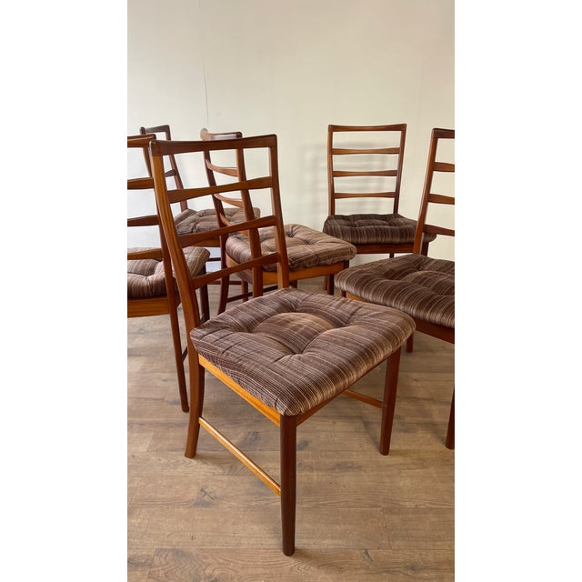 Mid-Century Modern Teak Dining Chairs by A.H. McIntosh, 1960s, Set of 6 For Sale - Image 12 of 14
