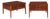 Pair of Lane Tuxedo Walnut and Rosewood Inlaid Bowtie End Tables, Circa 1960s For Sale