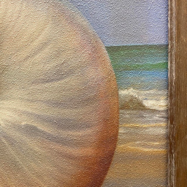Late 20th Century Late 20th Century Surrealist Style Post Modern Shell Painting For Sale - Image 5 of 12