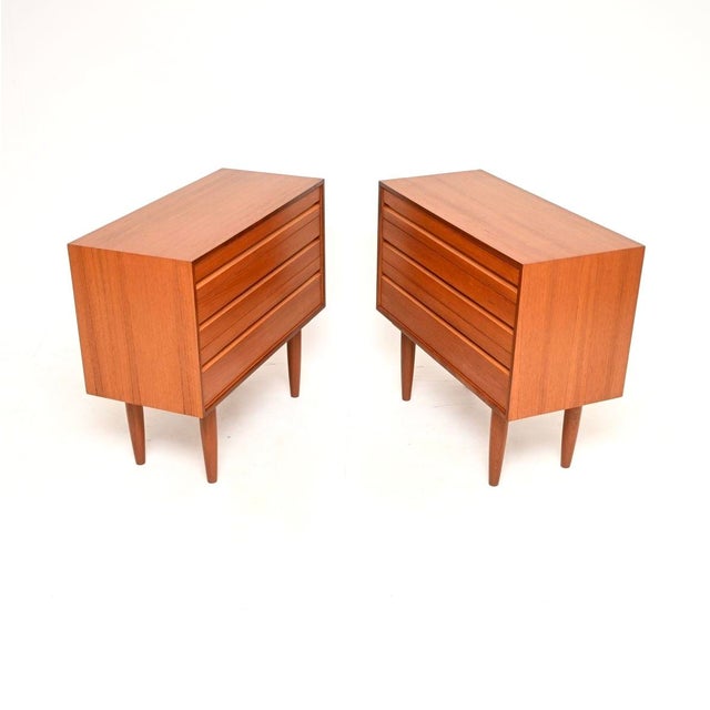 Cado Vintage Danish Teak Chest of Drawers attributed to Poul Cadovius, 1960, Set of 2 For Sale - Image 4 of 12