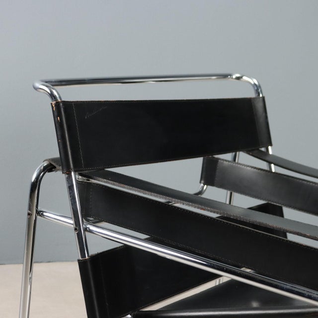 Gavina Wassily Chair by Marcel Breuer for Gavina For Sale - Image 4 of 12