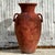 Late 20th Century Vintage Boho Ribbed Terracotta Urn For Sale - Image 5 of 7