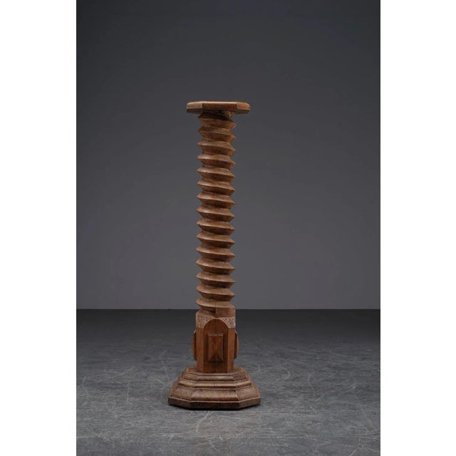 Antique Twisted Pedestal, 1890s For Sale - Image 11 of 11