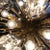Mid Century Sputnik Murano Glass and Brass Italian Chandelier For Sale - Image 9 of 13