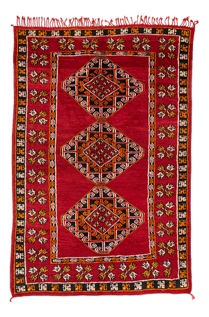 Vintage Handwoven Berber Rug, Morocco, 2000s