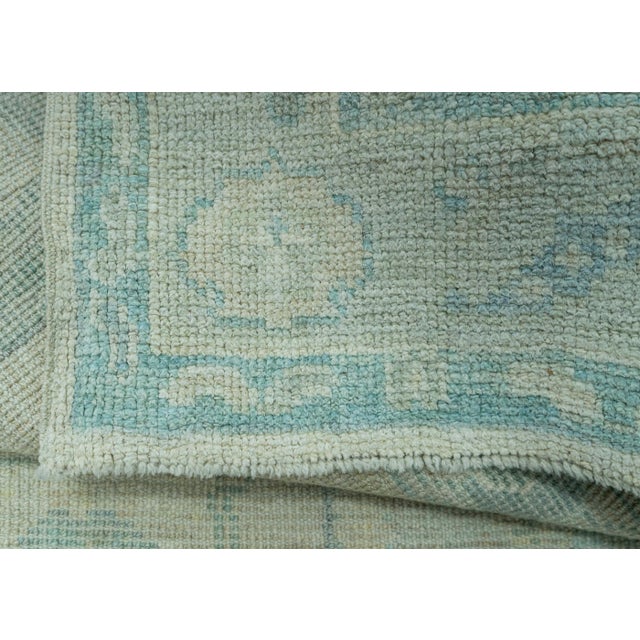 Blue Turkish Oushak Rug 2'10" x 27'2" #19406 For Sale - Image 8 of 8