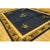 1920s Antique Chinese Peking Wool Rug Blue Rectangle Floral Design 9' X 11' 5" For Sale - Image 4 of 5