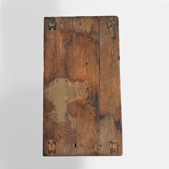 Italian Industrial Wooden and Cast Iron Console Table, 1800s For Sale - Image 6 of 18