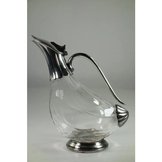 Sheffield and Crystal Liquor Bottle, 1930s For Sale - Image 3 of 10