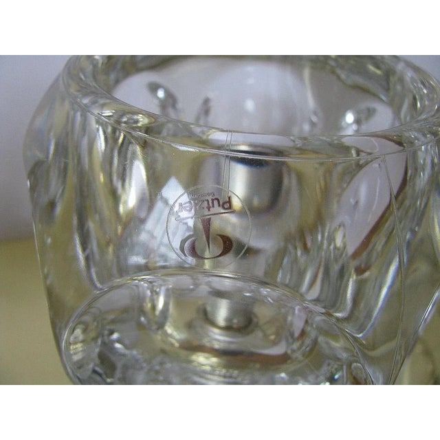 Metal Vintage Brass and Glass Sconce from Peill & Putzler, 1970s For Sale - Image 7 of 16