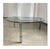 Mid-Century Modern Steel and Glass Coffee Table, 1960s For Sale - Image 3 of 8
