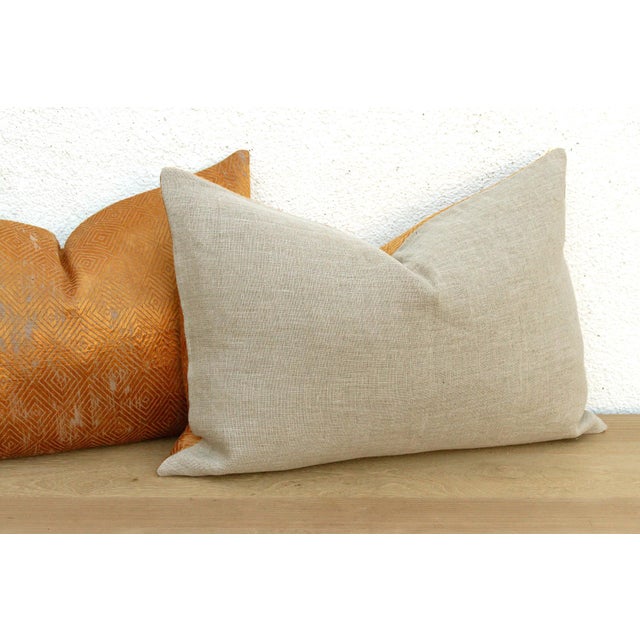 Maharaja's Accord, Set of 2 Heirloom Bagh Phulkari Pillows For Sale - Image 9 of 9