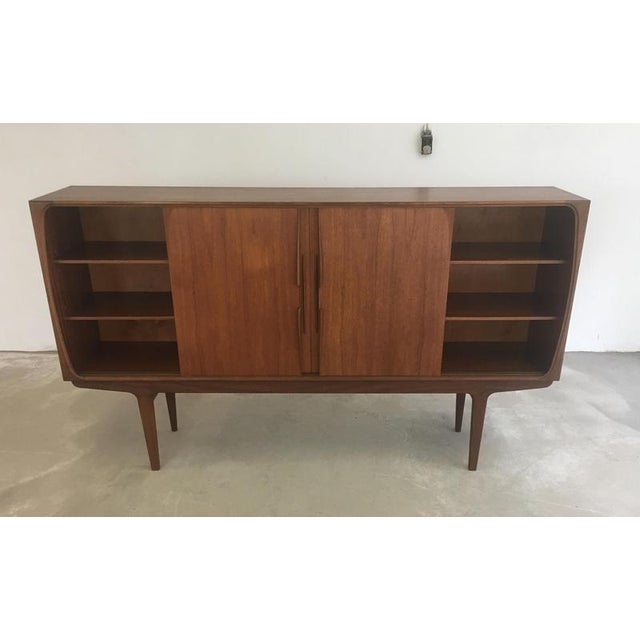1960s Danish Sideboard in Teak with Integrated Bar Section, 1960s For Sale - Image 5 of 8