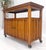 Flip Top Mid Century Modern Serving Cart Two Doors Compartment on Wheels MINT For Sale - Image 17 of 17