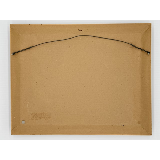 Vintage Signed Giovanni Camprio Oil on Canvas Coastal Scene For Sale - Image 4 of 5