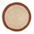 Boho Chic Jute Coil Round Placemats, Set Of 8 For Sale - Image 3 of 4
