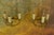 Empire French Brass and Bronze Three-Light Wall Sconces, 1920s, Set of 2 For Sale - Image 10 of 18