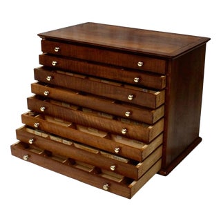 Antique French Apothecary Drawer Cabinet, 1900 For Sale
