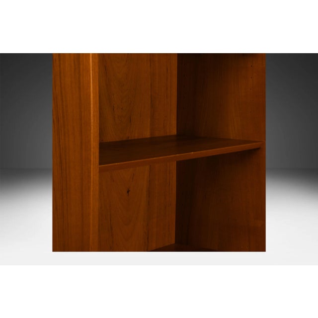 1960s Mid Century Teak Tall Bookcase 77″ Tall Hundevad & Co., Denmark For Sale - Image 5 of 16