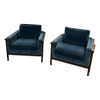Jason Wu for Interior Design Mid Century Inspired Chairs - A Pair For Sale