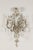 Maison Baguès 1940s Maison Baguès Crystal Three-Arm Sconces with Floral Motifs, US Wired For Sale - Image 4 of 12