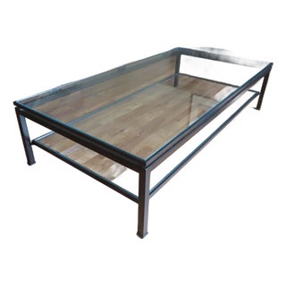 Large Restoration Hardware Marceau Coffee Table For Sale