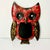 Figurative 1980s Vintage Boho Chic Italian Tole Owl Wall Chalkboard For Sale - Image 3 of 6